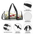 thumbnail image 4 of Balery Wild Herbs Bolsa de Gimnasio para Mujeres y Hombres, Bolsa de Viaje Impermeable, Bolsa de Fin de Semana con Compartimento para Zapatos y Bolsillo Húmedo, 4 of 6