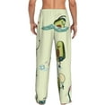thumbnail image 3 of Balery Men'S Avocado For Exercise Pants,Sleepwear Pants,Pajama Pants,Pj Bottoms Drawstring And Pockets-Small, 3 of 9