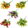thumbnail image 4 of jiaroswwei 1 Bouquet 28 Heads Dried Artificial Fake Silk Flower Bunch Bouquet Home Decor, 4 of 7