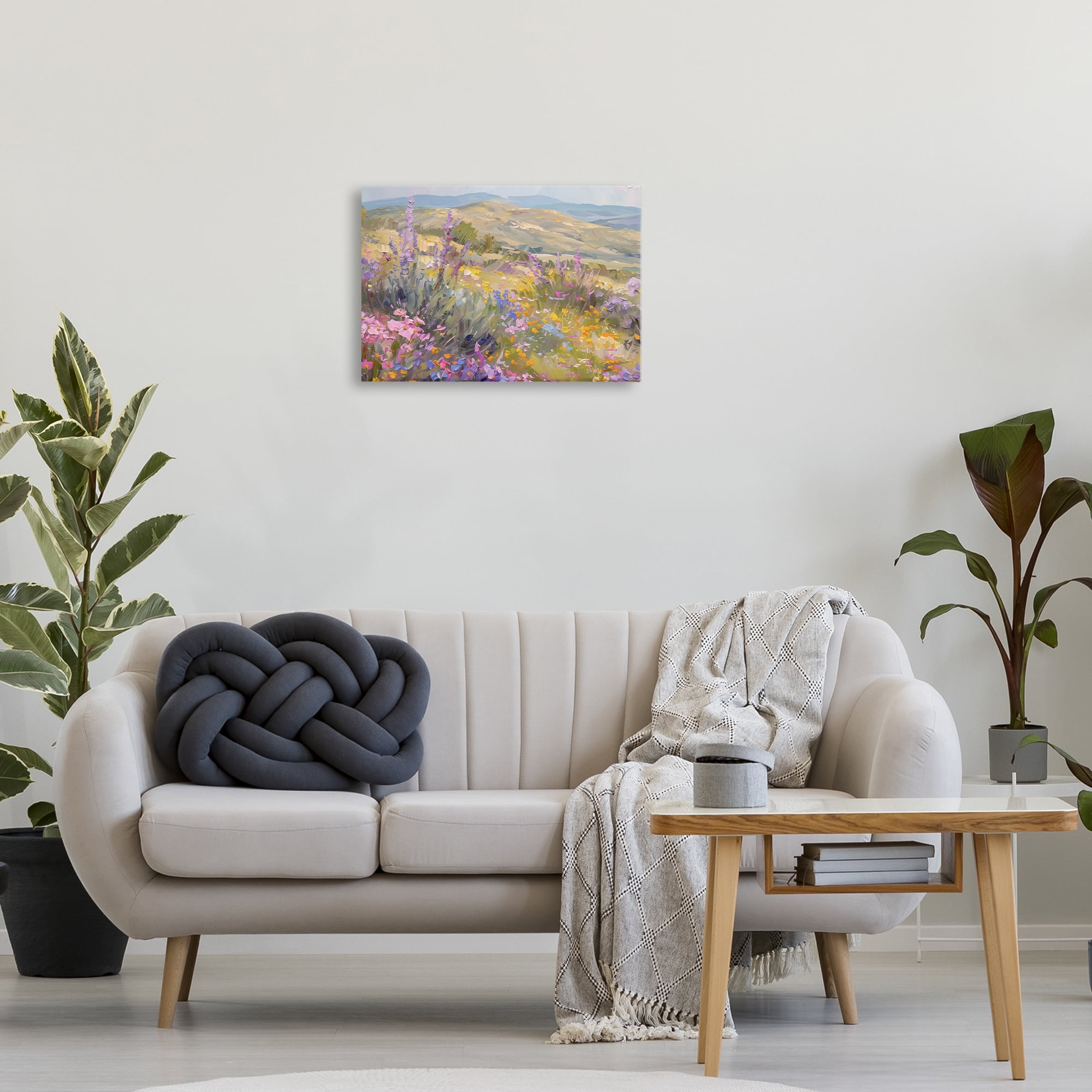 Stupell Industries High Desert Flowers Landscape & Nature Painting Wrapped Canvas Art Print Wall Art, 24 x 16