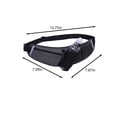 thumbnail image 4 of Tuphregyow Slim Running Belt Fanny Pack,Waist Pack Bag,Reflective Runners Jogging Pocket Belt,Casual Hands-Free Wallets Waist Pack Phone Bag Gifts for Sports Festival Workout Traveling Running, 4 of 7