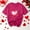 01 Hot Pink, variant on YueHuiYing Women's Valentine's Day Heart Print Graphic Crew Neck Short Sleeve T-Shirt Top Short Sleeve Crew Neck Plus Size Top/Shirt