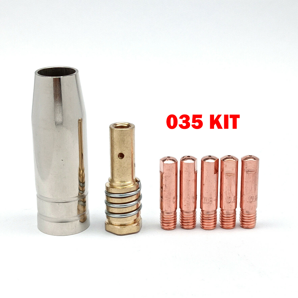 Mingyiq Short Gas Diffuser Contact Tip Fit Chicago Electric Harbor Freight MIG Welder