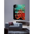 thumbnail image 5 of Marmont Hill "Buddha Green Red" by Rick Martin Painting Print on Wrapped Canvas, 5 of 7