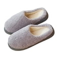 thumbnail image 3 of ichuanyi Slippers for Women Plush Memory Foam House Slippers Closed Toe Shoes with Non-Slip Sole Cozy Warm Fuzzy Home Shoes, 3 of 6