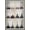 Barnwood Framed Version, variant on Eiffel Tower Construction Time Lapse Wall Poster with Push Pins, 14.725" x 22.375"
