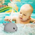 thumbnail image 3 of Juguetes de baño para bebés, juguete de baño de agua con rociador automático de ballena con luz LED, juguetes de ducha de bañera con rociador de inducción para niños pequeños, juguete de baño de pisci, 3 of 5