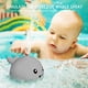 thumbnail image 3 of Juguetes de baño para bebés, juguete de baño de agua con rociador automático de ballena con luz LED, juguetes de ducha de bañera con rociador de inducción para niños pequeños, juguete de baño de pisci, 3 of 5