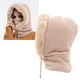 thumbnail image 4 of Bufanda De Gorro De Invierno Para Mujer, Bufanda De Gorro Integrada Práctica De Poliéster A Prueba De Frío Que Mantiene El Calor A La Moda Para Viajes Diarios Para Senderismo ANGGREK Beige, 4 of 8