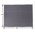 thumbnail image 4 of HomGarden 20lbs Weighted Blanket 60"x80"- Breathable Cotton & Premium Glass Beads, 150-200lbs, Dark Grey, 4 of 10