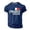 Navy, variant on Crew Neck Short Sleeve Tee With City Letter Print – Classic Casual Shirts For Everyday Wear Lightweight Breathable Blend Modern Everyday Top For Mens