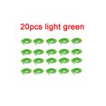 thumbnail image 1 of Fuzzy Magic Worm Trick Toys For Kids Wiggly Twisty Worm On a Invisible String Carnival Party Favors Children Magic Props 20pcs light green, 1 of 6