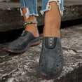 thumbnail image 2 of Women's Fashion Casual Wedge Slippers Solid Color Thick Bottom Open Toe Beach Shoes for Summer Outdoor Indoor Relaxation, 2 of 6