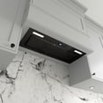 thumbnail image 5 of Streamline 28 in. Lemina Ductless Insert 350 CFM Range Hood in Glossy Black with Mesh Filters, Touchpad Control, LED Lights, 5 of 18
