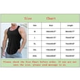 thumbnail image 7 of Conairie Men Tank Tops Gym Solid Color Slim Workout Crewneck Sleeveless T-Shirt Breathable Beach Hippie Vest White XXL, 7 of 7