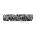 thumbnail image 4 of White Sterling Silver Ring Band Stackable Expressions Black-plated Carved, 4 of 5