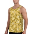 thumbnail image 2 of Gaeub Flower Men's Athletic Tank Top, Workout Sleeveless Shirts, Running Tank Tops for Gym, Running, Training - X-Large, 2 of 9