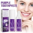 thumbnail image 1 of Purple Whitening Toothpaste for Teeth Stain Removal Fresh Breath and Whitening, 1 of 4