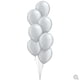 thumbnail image 3 of Globos Qualatex 11" Plateado Metálico Paquete de 100, 3 of 4