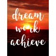 thumbnail image 2 of Matic,Jelena 12x14 White Modern Wood Framed Museum Art Print Titled - Dream Work Achieve, 2 of 4