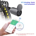 thumbnail image 4 of C3B Smart Keyless Bt Bike Locks Steel Cord Cycling Lock Theft Electronic Lock Coiled Secure Bike Cable Lock for Bike Motorcycles Electromobile, 4 of 7
