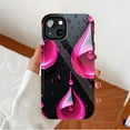 thumbnail image 2 of Artistic Waterdrop iPhone Case for Art Lovers, Glossy Pink Liquid Drop Design Compatible with iPhone 11/12/13/14/15/16 (Pro Max/Plus), 2 of 9