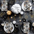 thumbnail image 7 of Sm:)e 100 Halloween Disposable Paper Decorative Guest Napkins, Scary Themed Cobweb Hand Towel for Party Lunch Dinner Kitchen Bathroom, 7 of 7