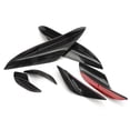 thumbnail image 2 of 6PCS Bumper Spoiler Kit Front Black Replacement for M3 Base Convertible 2?Door 2008, 2 of 5