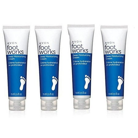 Avon Foot Works Deep Moisturizing Cream lot of 4