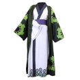 thumbnail image 5 of Anime Roronoa Zoro Costume Wano Kuni Kimono Robe Suit Outfits Carniva, 5 of 5
