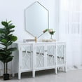 thumbnail image 4 of Metal frame hexagon mirror 30 inch in Sliver, 4 of 5