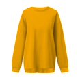 thumbnail image 4 of HAJWOH Crew Neck Sweatshirts Women Fall Oversized Crewneck Sweatshirt Vintage Fleece Pullover Loose Fit Cute Y2K Hoodie, 4 of 6
