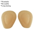 thumbnail image 4 of 1 par de plantillas ortopédicas para arco de zapatos de tacón alto delantero con media almohadilla adhesiva Piel, 4 of 7