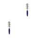 thumbnail image 1 of Anzuelos de plantilla de calamar Soidarity CBP262353 3 capas acero alto carbono ABS Azul 1pcs 2piezas, 1 of 5
