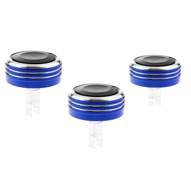 Control de perilla de aire acondicionado 3x para Sylphy NV200 negro azul Sunnimix Perilla de aire acondicionado de coche