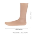 thumbnail image 2 of WEUVEB 2pcs Foot Holder Models Plastic Light Brown for Fashion Shows 9.04X8.84X2.95in, 2 of 8