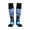 3 Black, variant on Honeii Blue Viper Snake 2 Print Sports Compression Socks,Running Crew Socks,Moisture-Wicking Anti-Blister Hiking&Gym Athletic