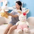 thumbnail image 4 of Juguetes de peluche de conejo de dibujos animados para niños, muñeca de conejo de peluche suave, almohada de apaciguar para dormir, regalo de cumpleaños de Navidad para niños y niñas, 4 of 4