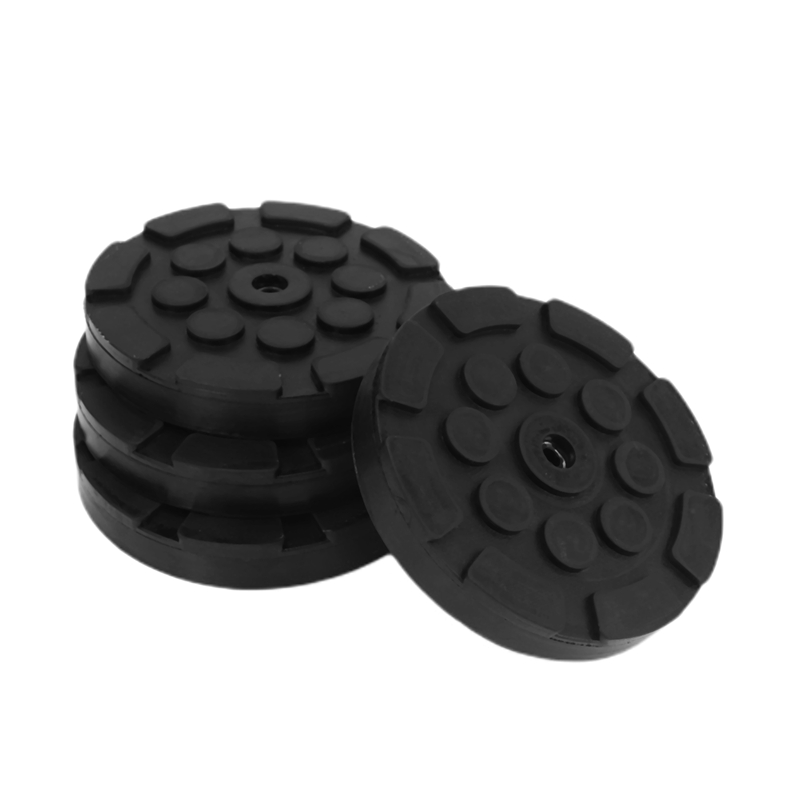4Pcs 120X25Mm Round Soft Rubber Car Lift Car Auto Floor Pads Frame Rail