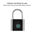 thumbnail image 2 of TFixolSmart Fingerprint Padlock Small Size Padlock Cabinet Fingerprint Lock Mini Fingerprint Lock, 2 of 7