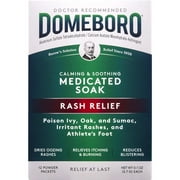 4 Pack - Domeboro Soothing Soak Rash Relief Astringent, one box of 12 packets Each