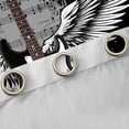 thumbnail image 4 of Manfei Music Guitar Black Out Curtains,Musical Instrument Curtains Pack of 2 (42x63 Each),White Black Bedroom Curtains For Girls Kids,Microfiber Bedroom Decor, 4 of 6