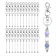thumbnail image 1 of 24 Llaveros de Cuentas, Kit para Hacer Llaveros de Cuentas en para Hacer Tú Mismo, para Colgantes, Regalos Hechos A Mano, de Plata, 1 of 6