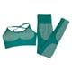 thumbnail image 4 of Conjunto de entrenamiento para mujer, pantalones de fitness, yoga, fitness, sujetador deportivo acolchado, top corto METRO, 4 of 9