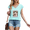 Blue, variant on Certified Freak Cat Graphic softness Tee T-shirt Funny Meme Cat Print V-Neck Cap Tops sleeveless white S-5XL
