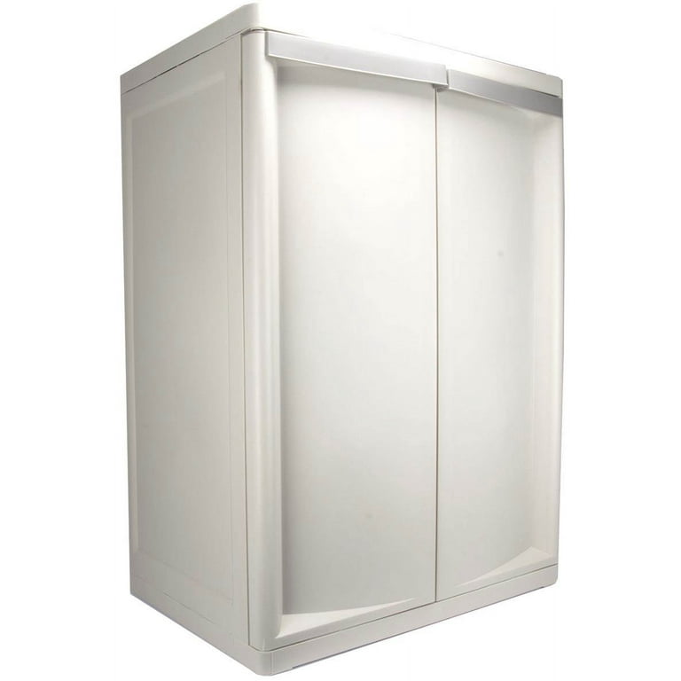 Sterilite Heavy Duty Adjule 2 Shelf Base Cabinets Storage W Handles 01408501 Com