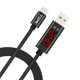 thumbnail image 3 of Voltaje de carga rápido / cable de de sincronización micro USB LED actual Cable de 1 teléfono Android Baoblaze Cable USB trenzado de nylon, 3 of 8