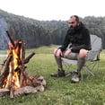 thumbnail image 2 of MOPHOTO Heated Camping Chair, Padded Camp Chair Round Moon Saucer Folding Lawn Chair Outdoor Chair, Oversized Patio Lounge Chairs Portable Folding Camping Chairs Heated Chair, 2 Pack, 2 of 9