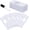 White, variant on 8 count Closet Rack Dividers, Wardrobe partition Board White Rectangular Clothing Hanger Dividers with a Bonus Marker, Writable & for Sorting Clothes Size, Color