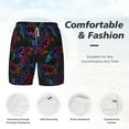 thumbnail image 5 of Balery Sea Turtle Mens Swim Trunks Swim Shorts for Men Quick Dry Inseam Beach Shorts with Compression Liner Pocket-Medium, 5 of 9